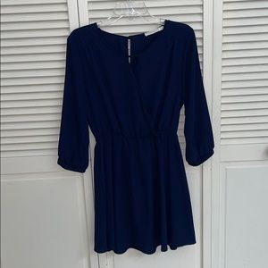 Navy Longsleeve Dress
